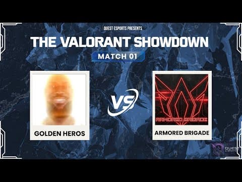 GOLDEN HEROS vs ARMORED BRIGADE | Round 1 Match 01